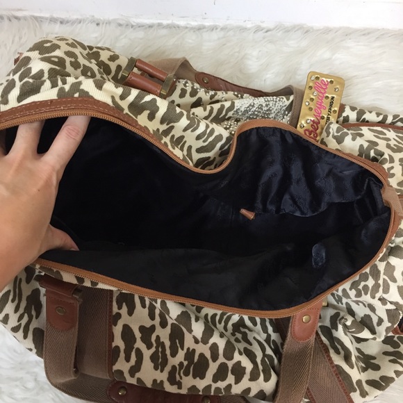 Betsey Johnson Animal Print Duffle Bag - Picture 7 of 7